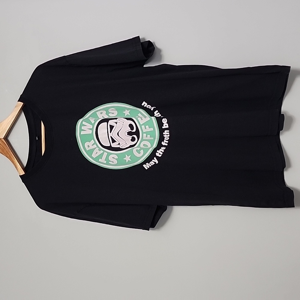 Star Wars Coffee "May the froth be with you" shirt size 2XL